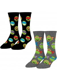 Ensemble De 2 Paires De Chaussettes Par Odd Sox - TMNT Teenage Mutant Ninja Turtles